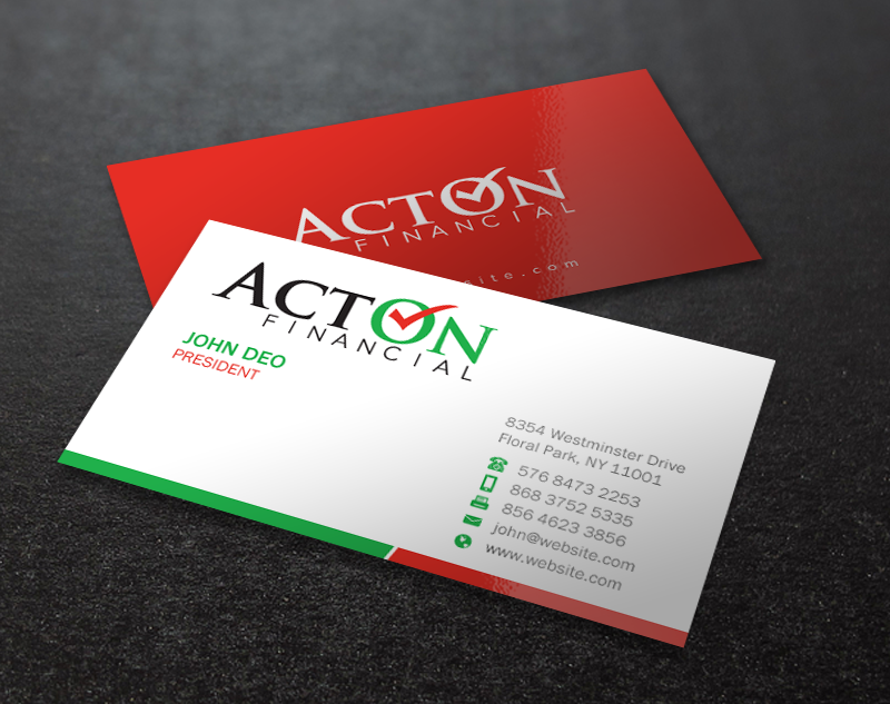 Diseño de Papelería por Brand aid para ActOn Financial | Diseño #12032438