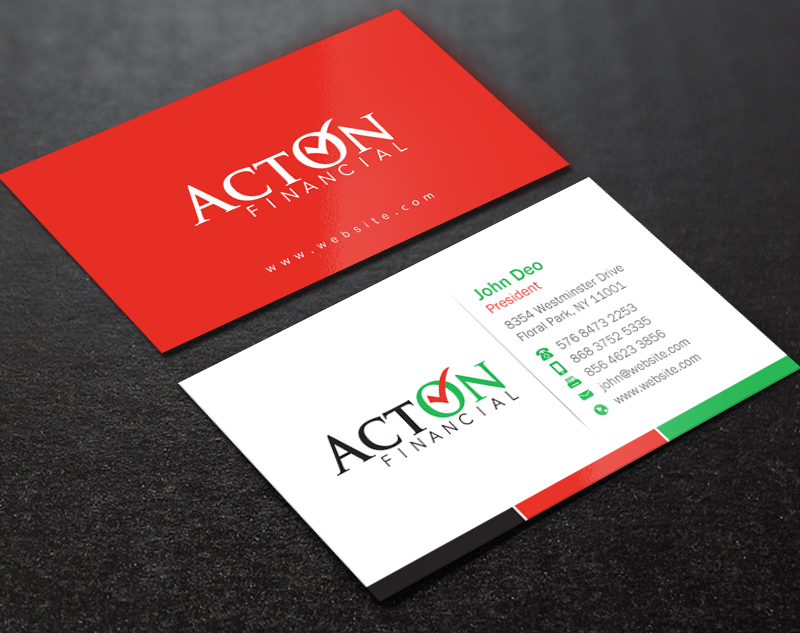 Stationery Design by Brand aid for ActOn Financial | Design #12032444