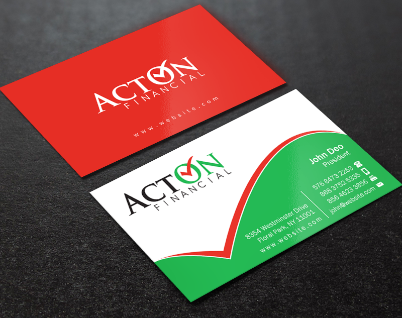 Stationery Design by Brand aid for ActOn Financial | Design #12032447