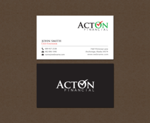 Stationery Design by chandrayaan.creative for ActOn Financial | Design: #12032405