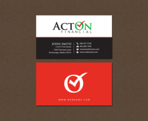 Stationery Design by chandrayaan.creative for ActOn Financial | Design: #12032406