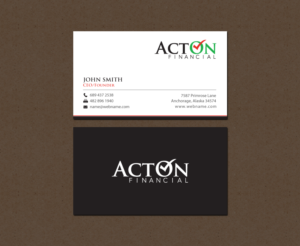 Stationery Design by chandrayaan.creative for ActOn Financial | Design: #12032409