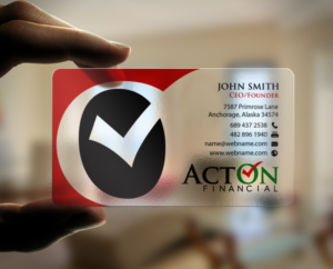 Stationery Design by chandrayaan.creative for ActOn Financial | Design: #12032413
