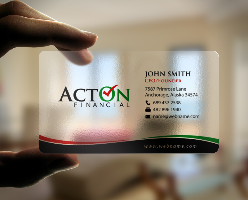 Design de Papeterie par chandrayaan.creative pour ActOn Financial | Design #12032414