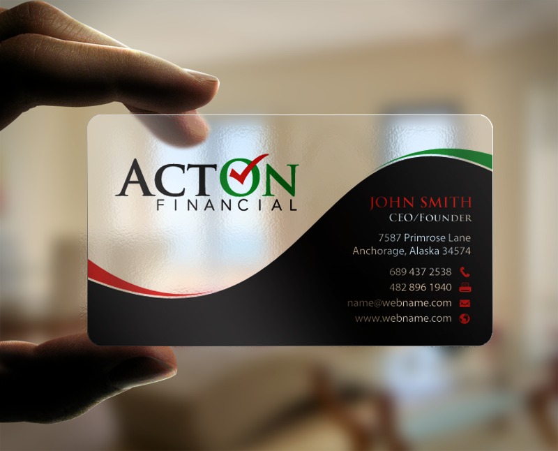 Stationery Design by chandrayaan.creative for ActOn Financial | Design #12032416