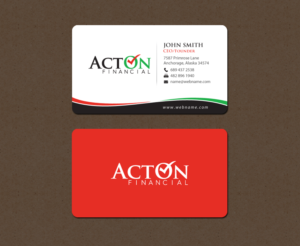Stationery Design by chandrayaan.creative for ActOn Financial | Design: #12043256