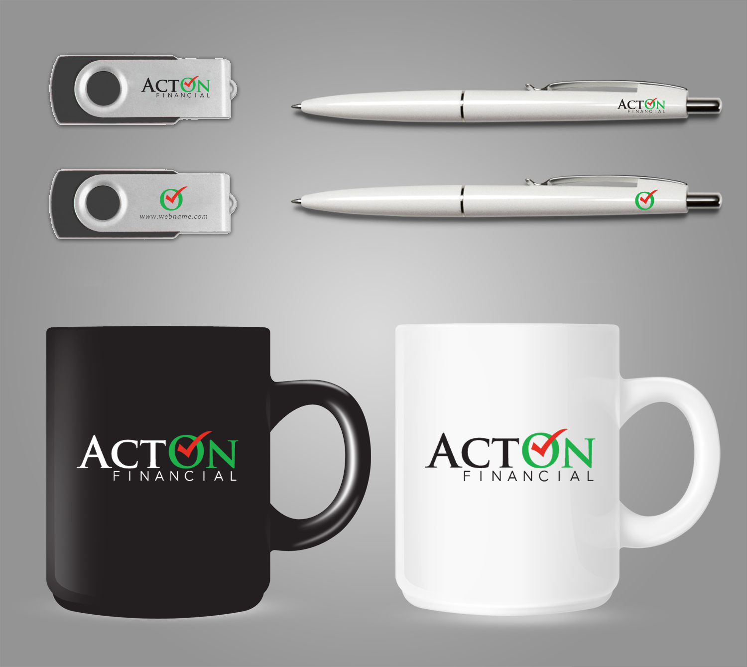 Stationery Design by chandrayaan.creative for ActOn Financial | Design #12046043