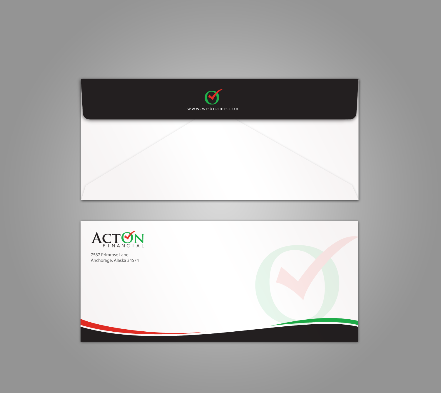 Stationery Design by chandrayaan.creative for ActOn Financial | Design #12046044