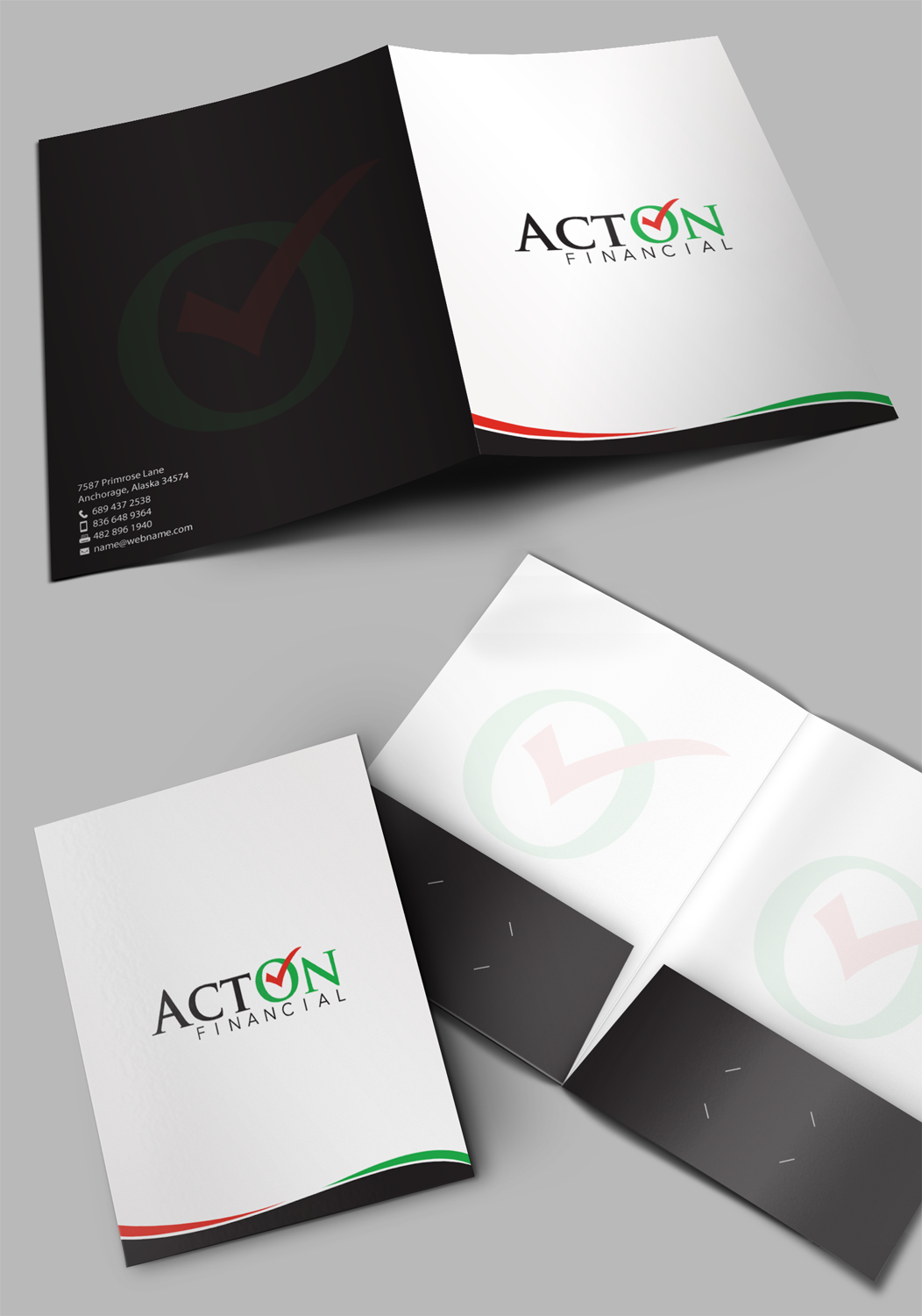 Stationery Design by chandrayaan.creative for ActOn Financial | Design #12046048