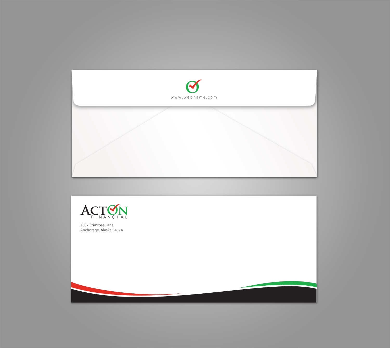 Stationery Design by chandrayaan.creative for ActOn Financial | Design #12068036