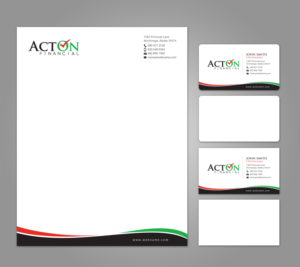 Stationery Design by chandrayaan.creative for ActOn Financial | Design #12068037