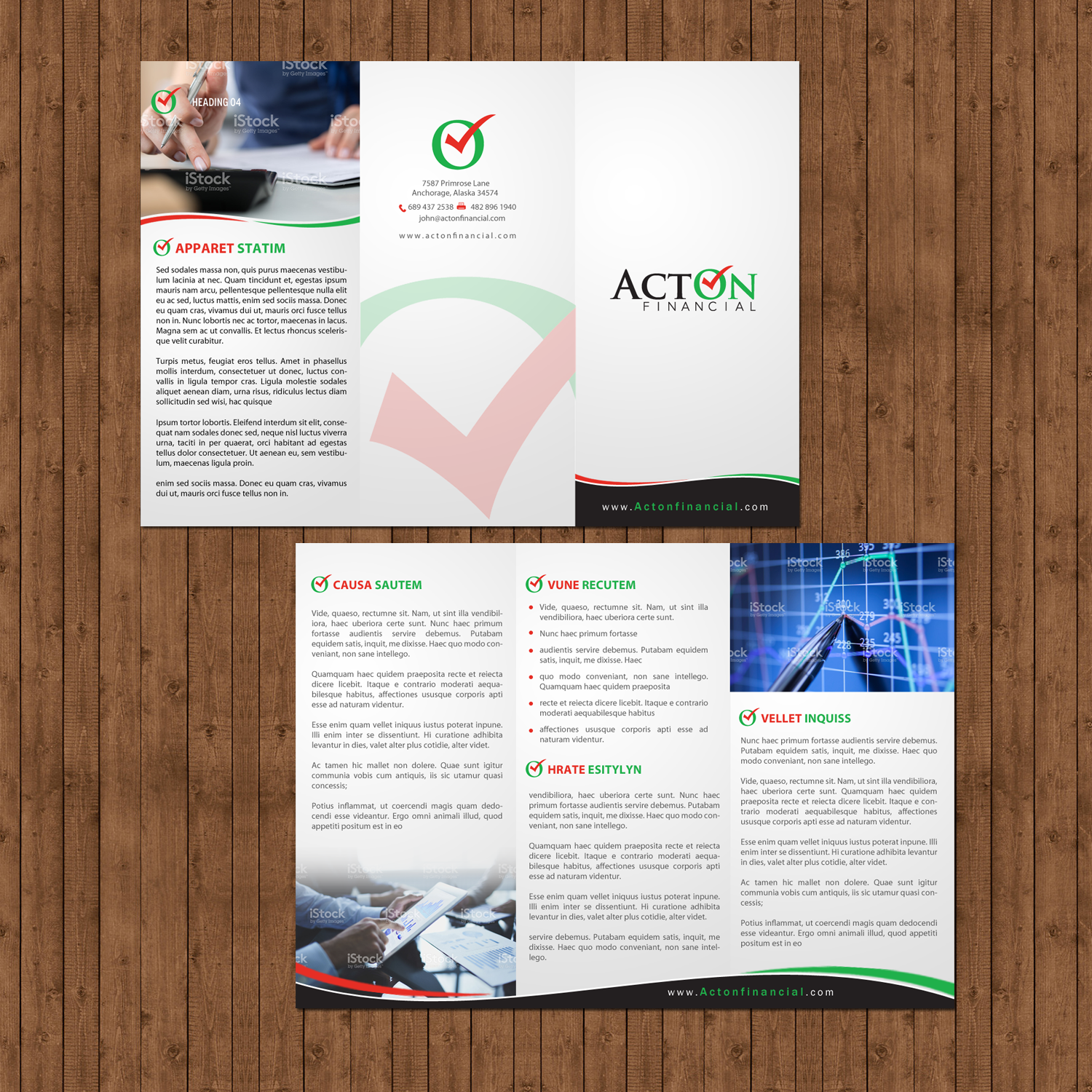 Stationery Design by chandrayaan.creative for ActOn Financial | Design #12084371