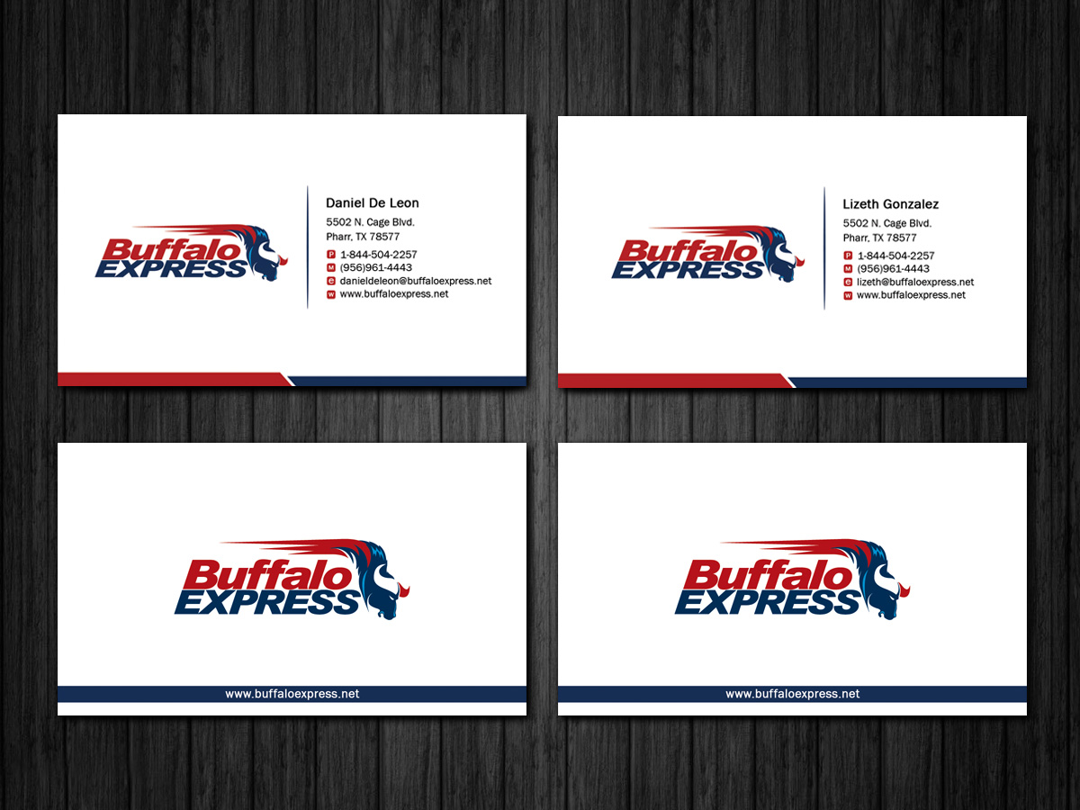 Diseño de Tarjeta de Presentación por Sandaruwan para Buffalo Express | Diseño #12013466
