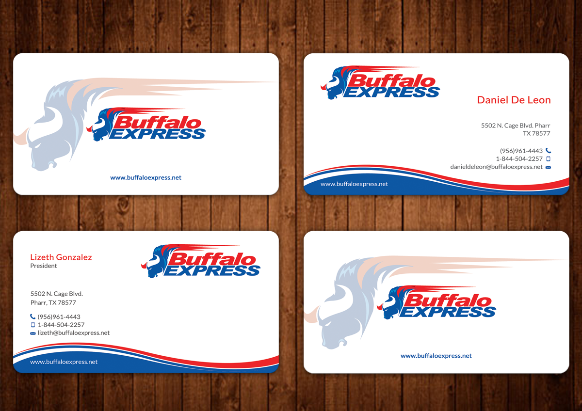 Business Card Design by Alaminenterprise for Buffalo Express | Design #12046803