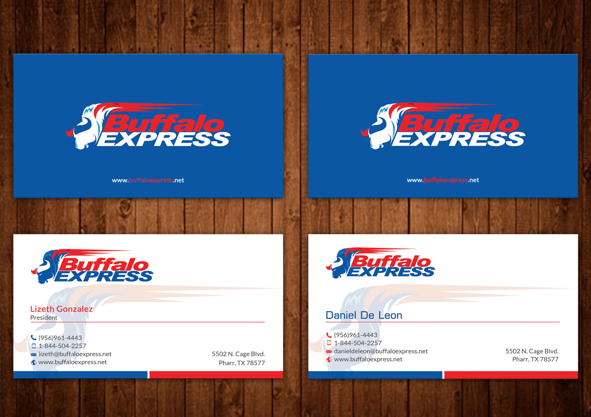 Business Card Design by Alaminenterprise for Buffalo Express | Design #12046922