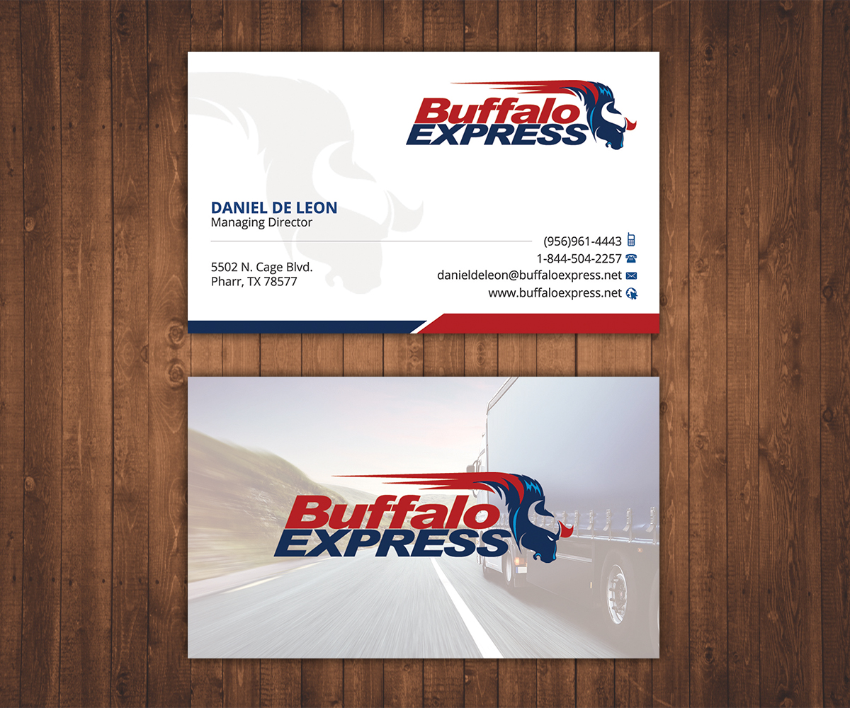 Visitenkarten-Design von Stylez Designz für Buffalo Express | Design #12042139