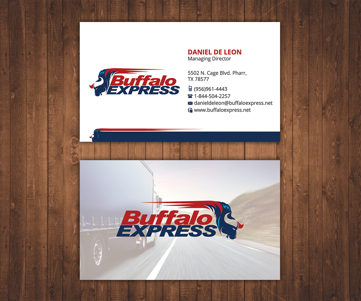 Business Card Design by Stylez Designz for Buffalo Express | Design #12048989
