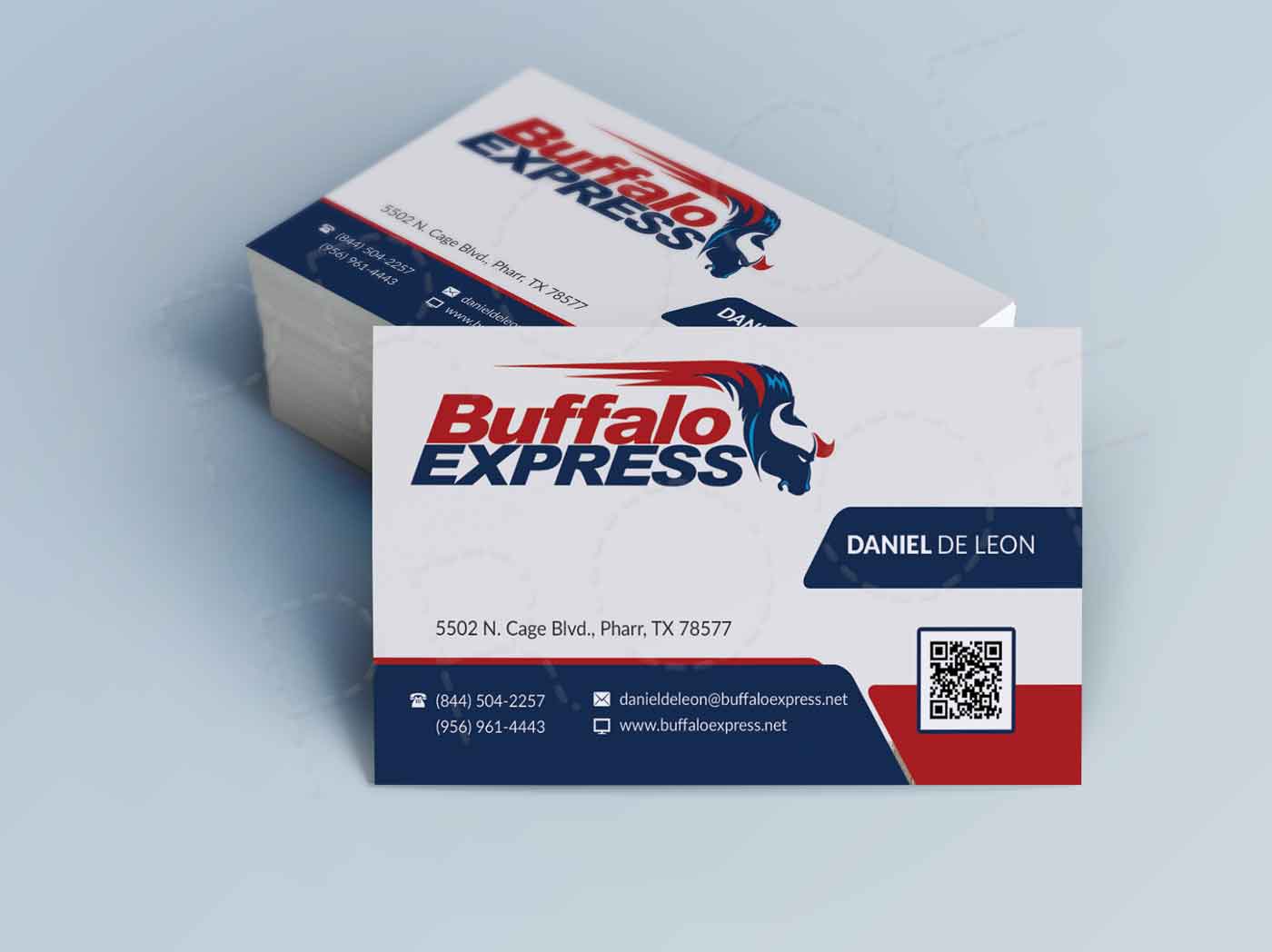 Diseño de Tarjeta de Presentación por maris_e para Buffalo Express | Diseño #12006440