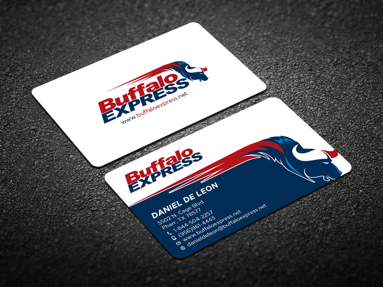 Business Card Design by Verified artistry (Design garden) for Buffalo Express | Design #12013979