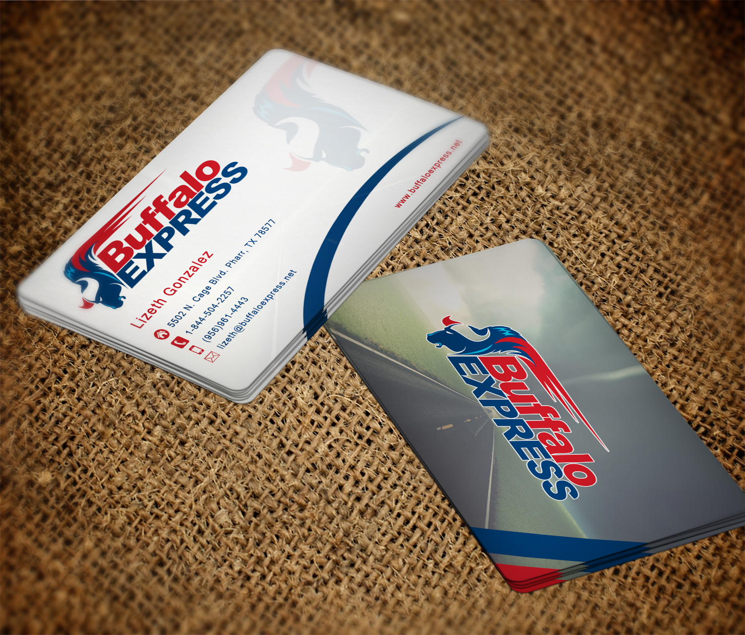 Diseño de Tarjeta de Presentación por EWS Webs para Buffalo Express | Diseño #12013212