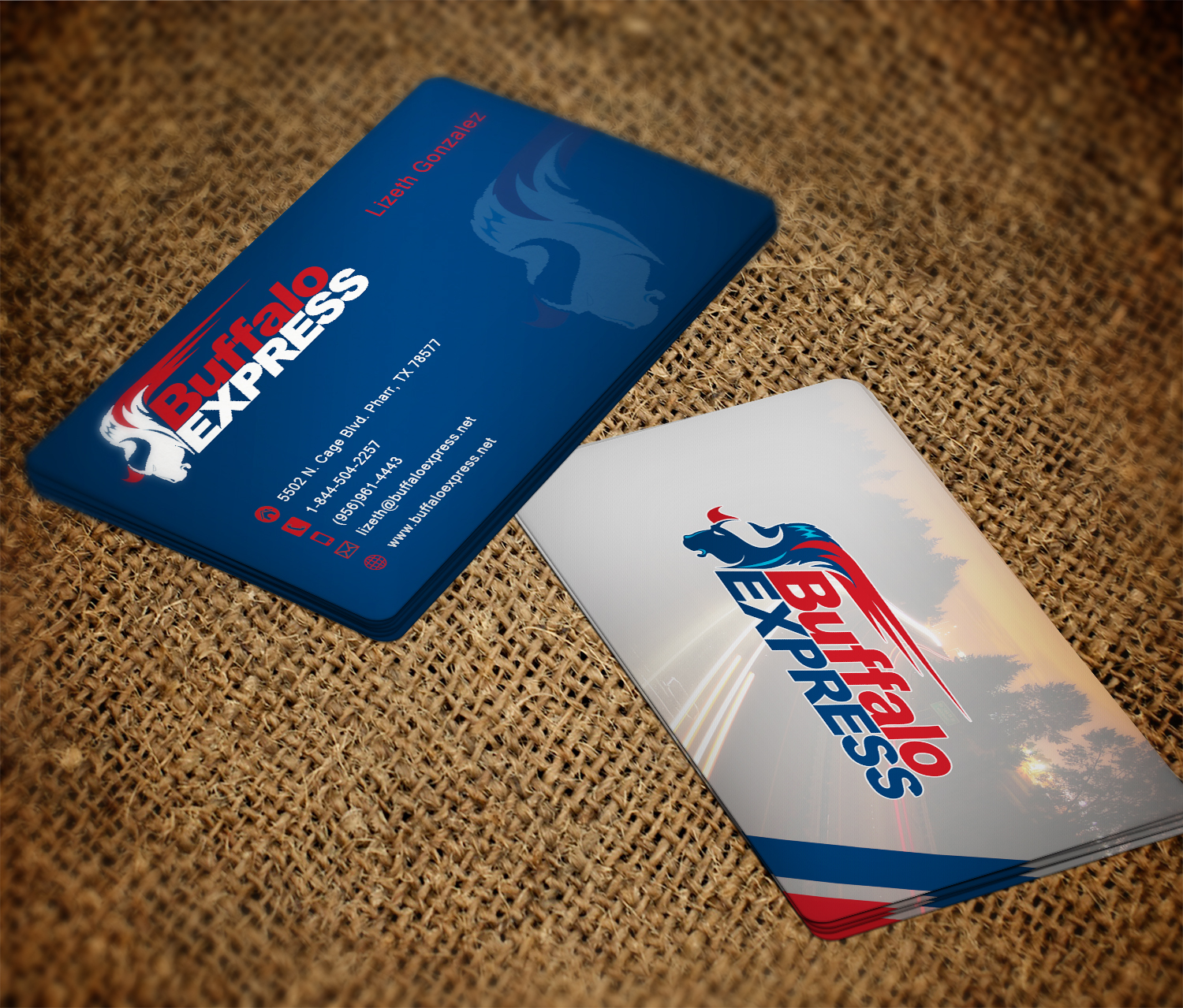 Business Card Design by EWS Webs for Buffalo Express | Design #12014664