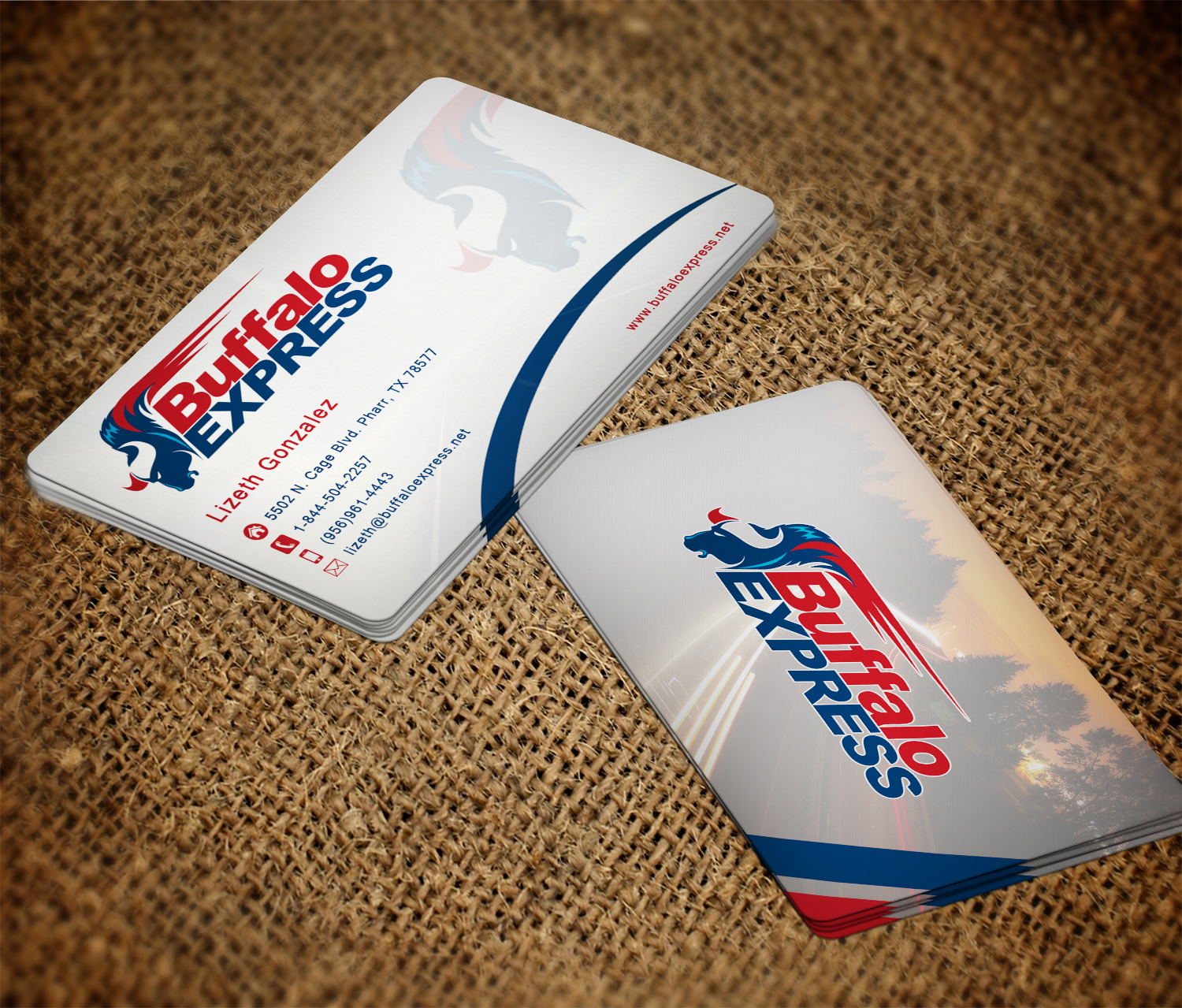 Business Card Design by EWS Webs for Buffalo Express | Design #12024664
