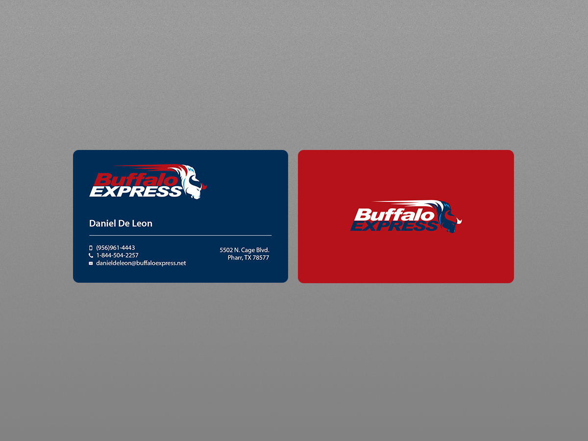 Diseño de Tarjeta de Presentación por Creations Box 2015 para Buffalo Express | Diseño #12018677