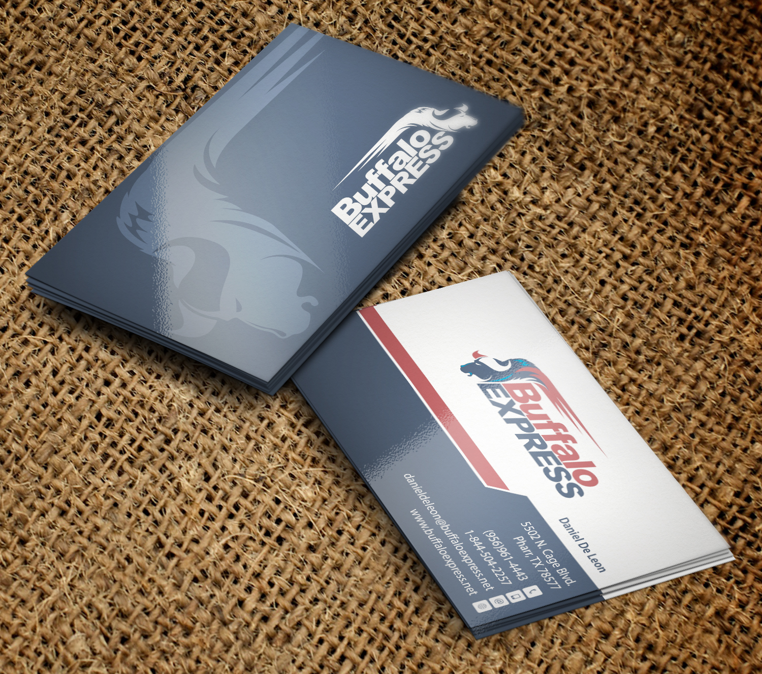 Visitenkarten-Design von PD Studios für Buffalo Express | Design #12014317
