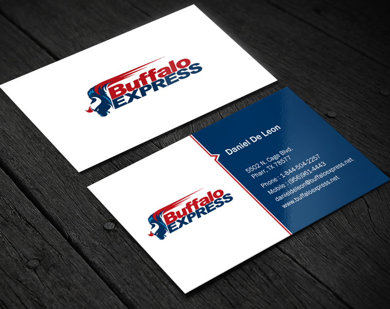 Business Card Design by Brand aid for Buffalo Express | Design #12013111