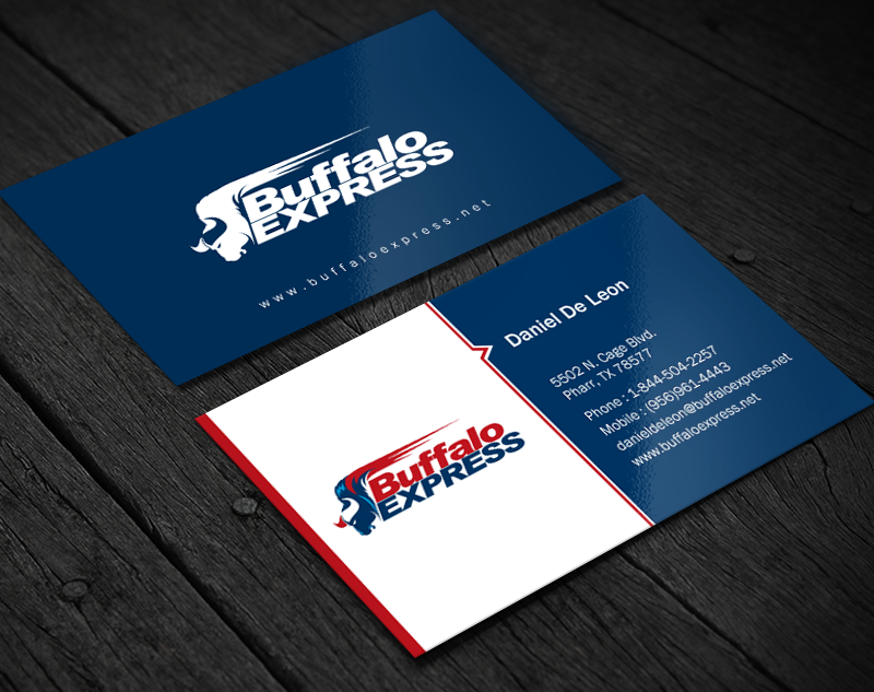 Business Card Design by Brand aid for Buffalo Express | Design #12013114