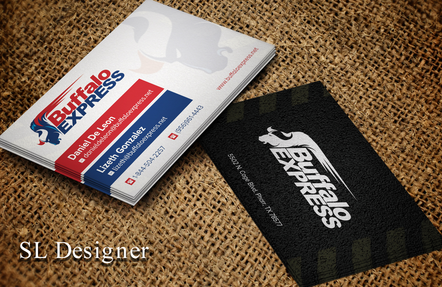 Diseño de Tarjeta de Presentación por SL Designer para Buffalo Express | Diseño #12006154