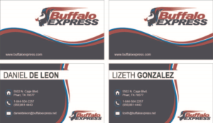 Business Card Design by kingrl for Buffalo Express | Design #12016368