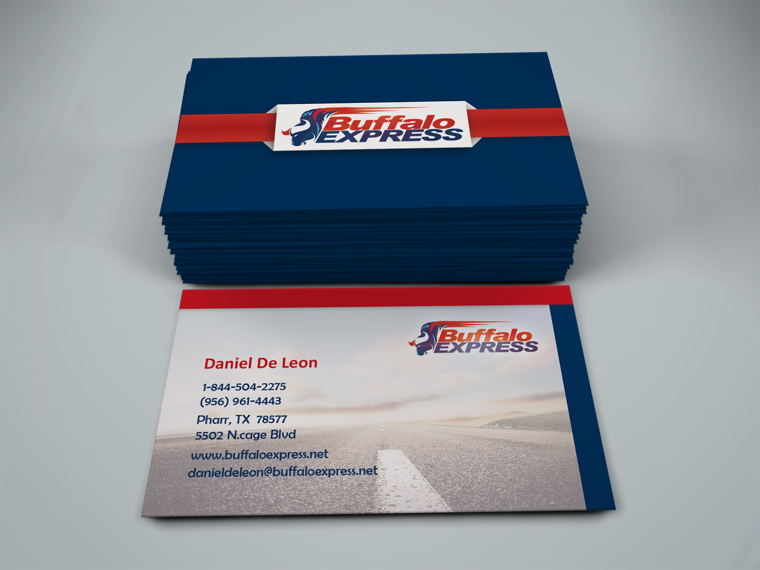Business Card Design by 4M Design for Buffalo Express | Design #12021787