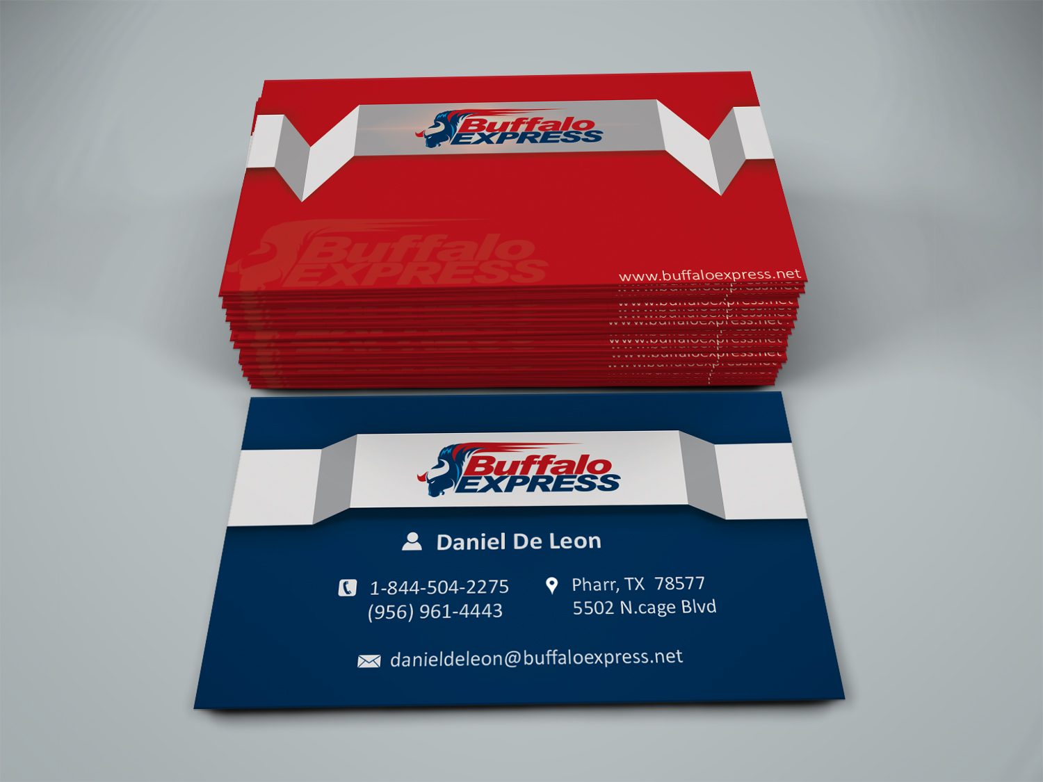 Business Card Design by 4M Design for Buffalo Express | Design #12024019