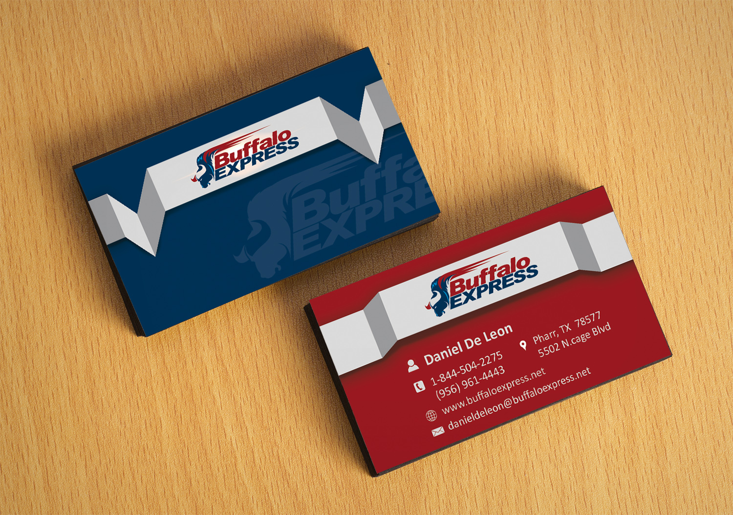 Business Card Design by 4M Design for Buffalo Express | Design #12027859