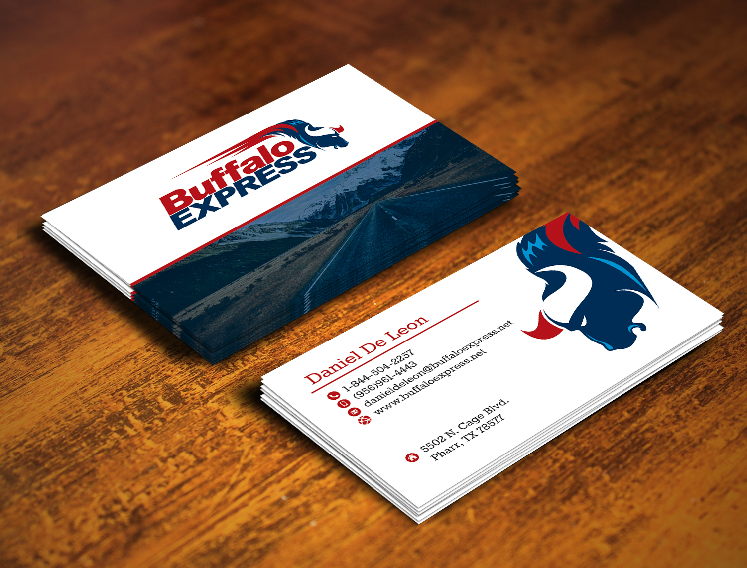 Business Card Design by alhemique1 for Buffalo Express | Design #12013712