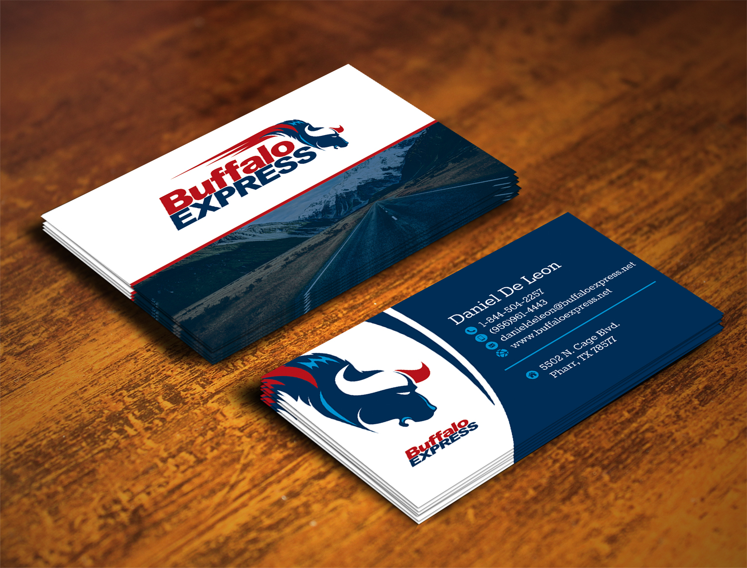 Business Card Design by alhemique1 for Buffalo Express | Design #12013714