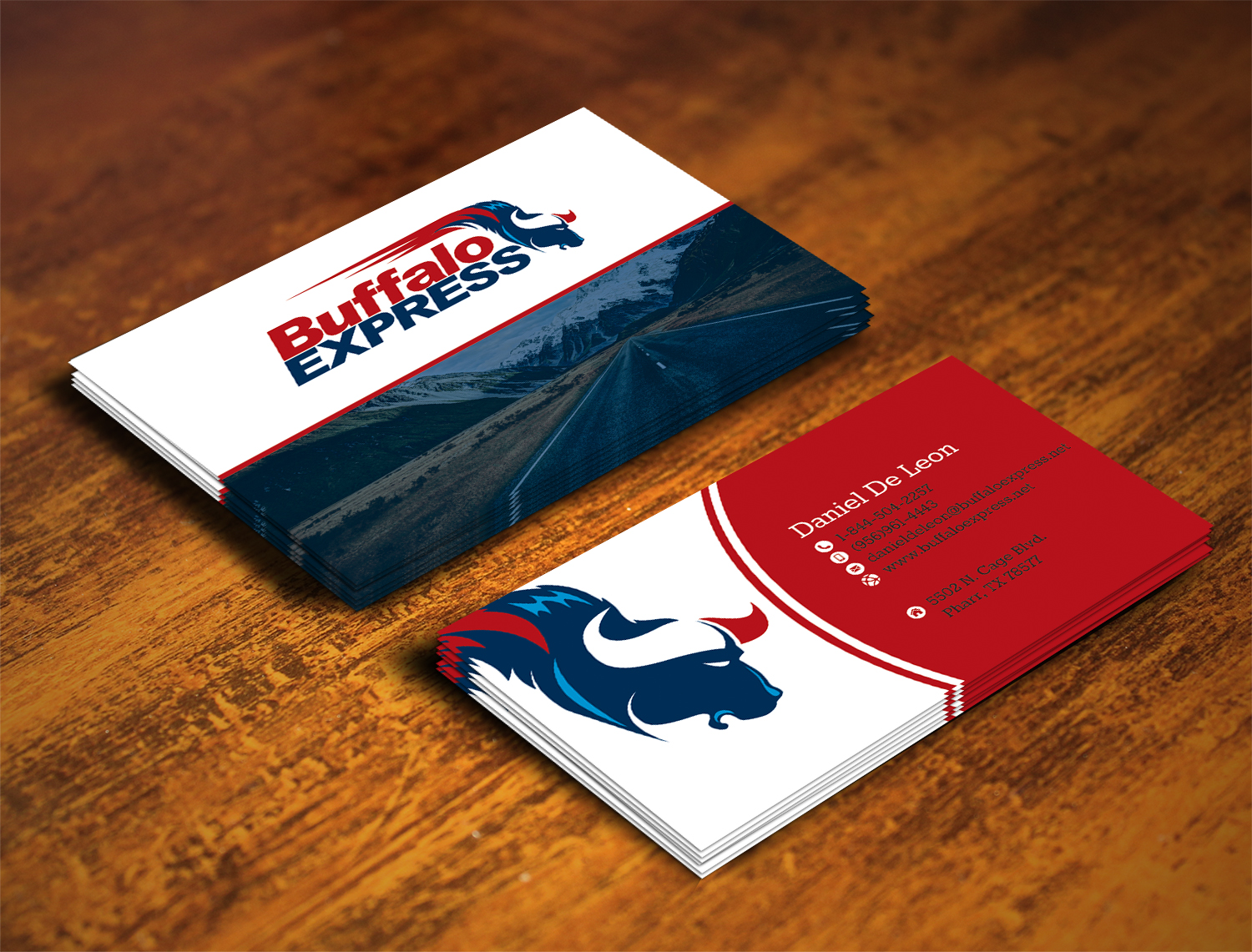 Business Card Design by alhemique1 for Buffalo Express | Design #12013715