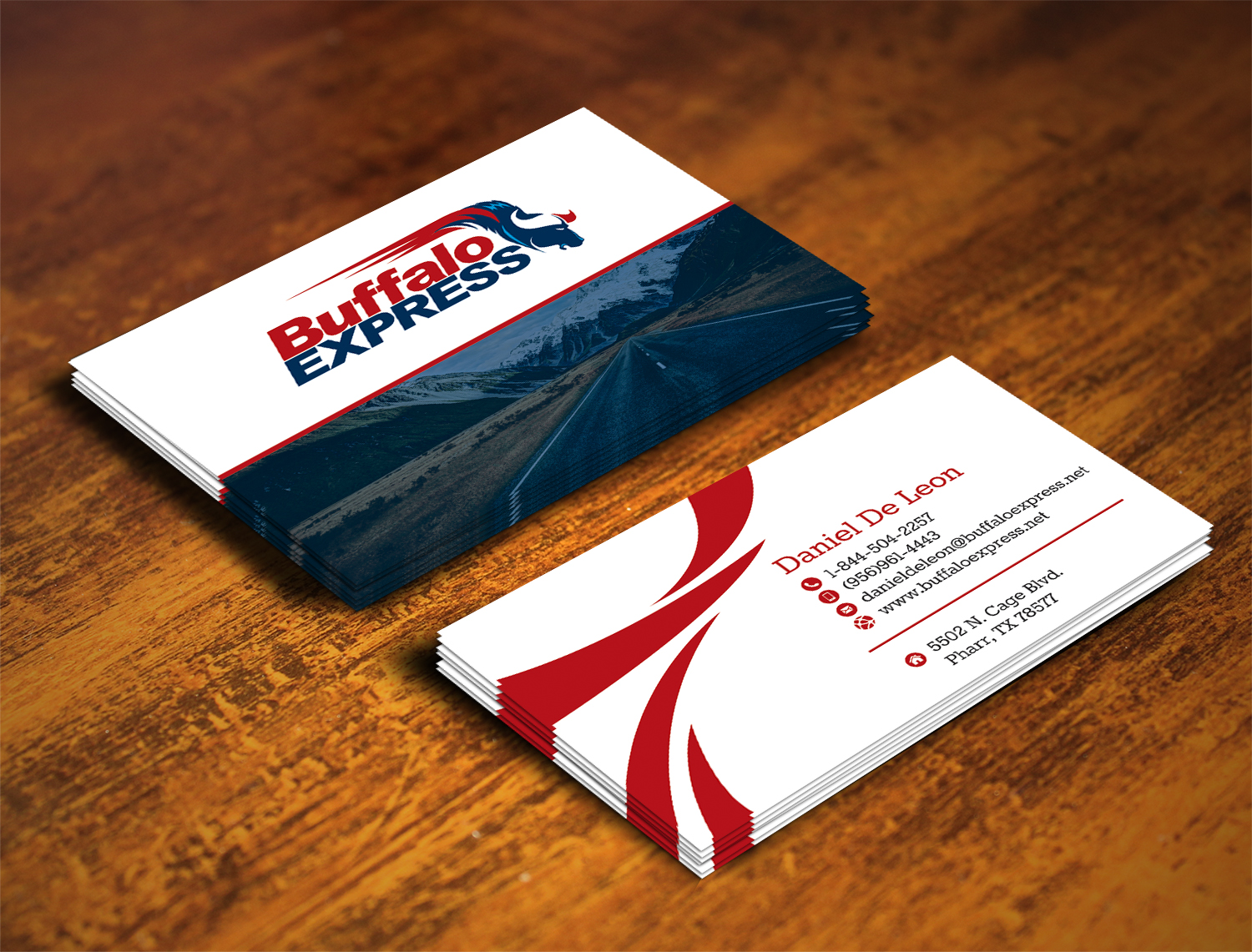 Business Card Design by alhemique1 for Buffalo Express | Design #12013716