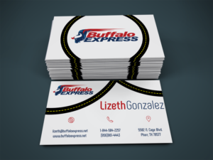 Business Card Design by OUALID TAHIRI for Buffalo Express | Design: #12028855