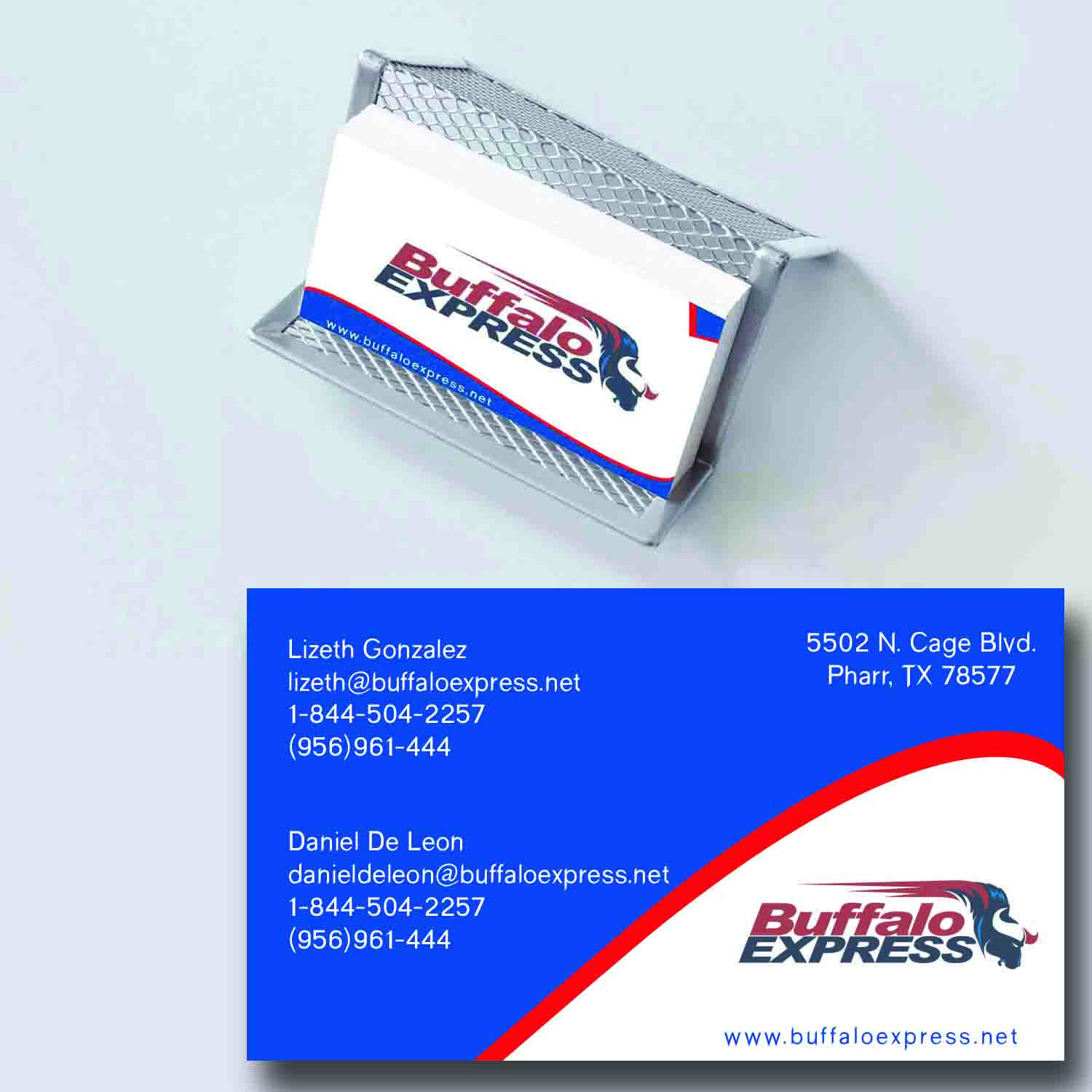 Business Card Design by gitaugriffith for Buffalo Express | Design #12005752