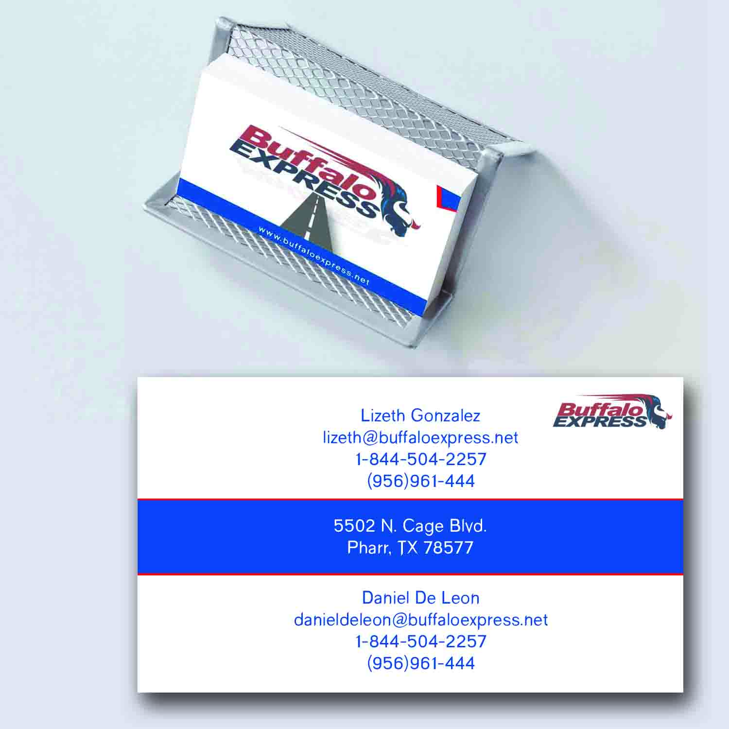 Business Card Design by gitaugriffith for Buffalo Express | Design #12006128