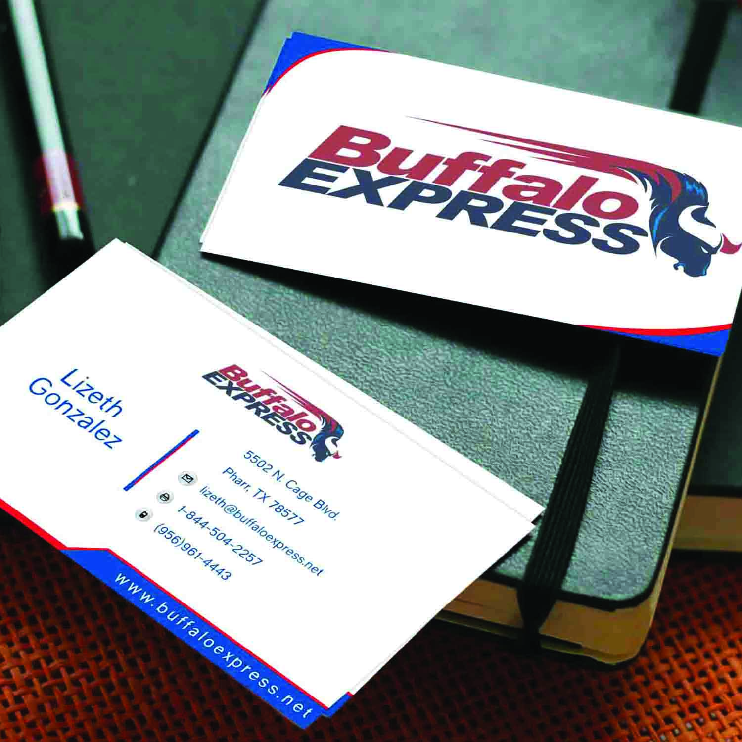 Business Card Design by gitaugriffith for Buffalo Express | Design #12021104