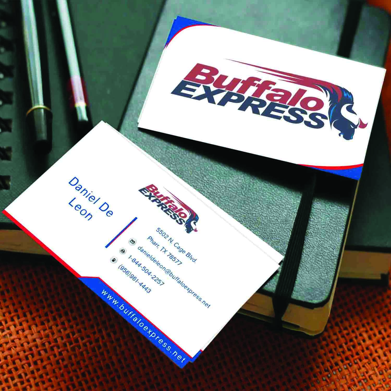 Business Card Design by gitaugriffith for Buffalo Express | Design #12021105