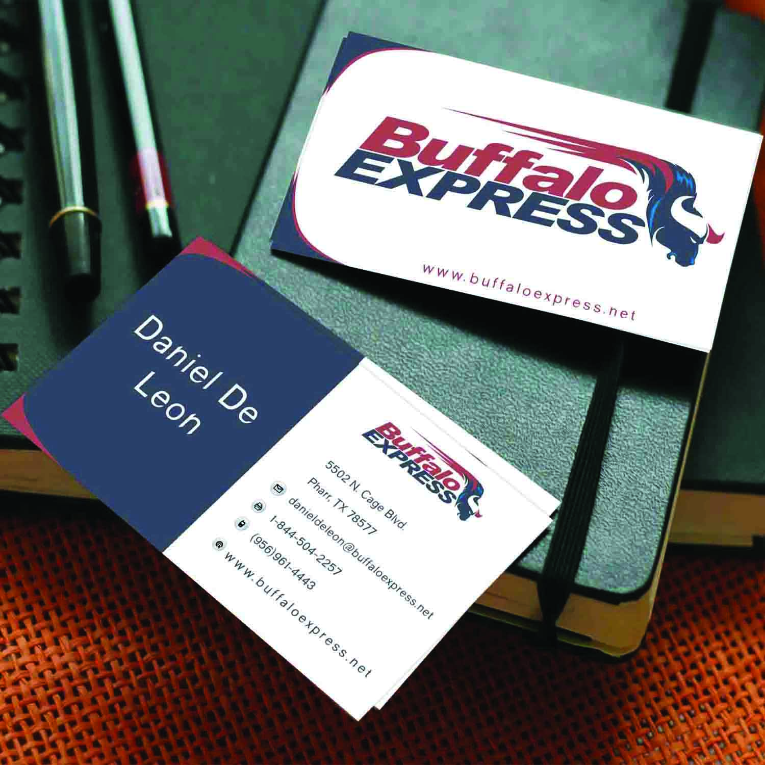 Business Card Design by gitaugriffith for Buffalo Express | Design #12021303