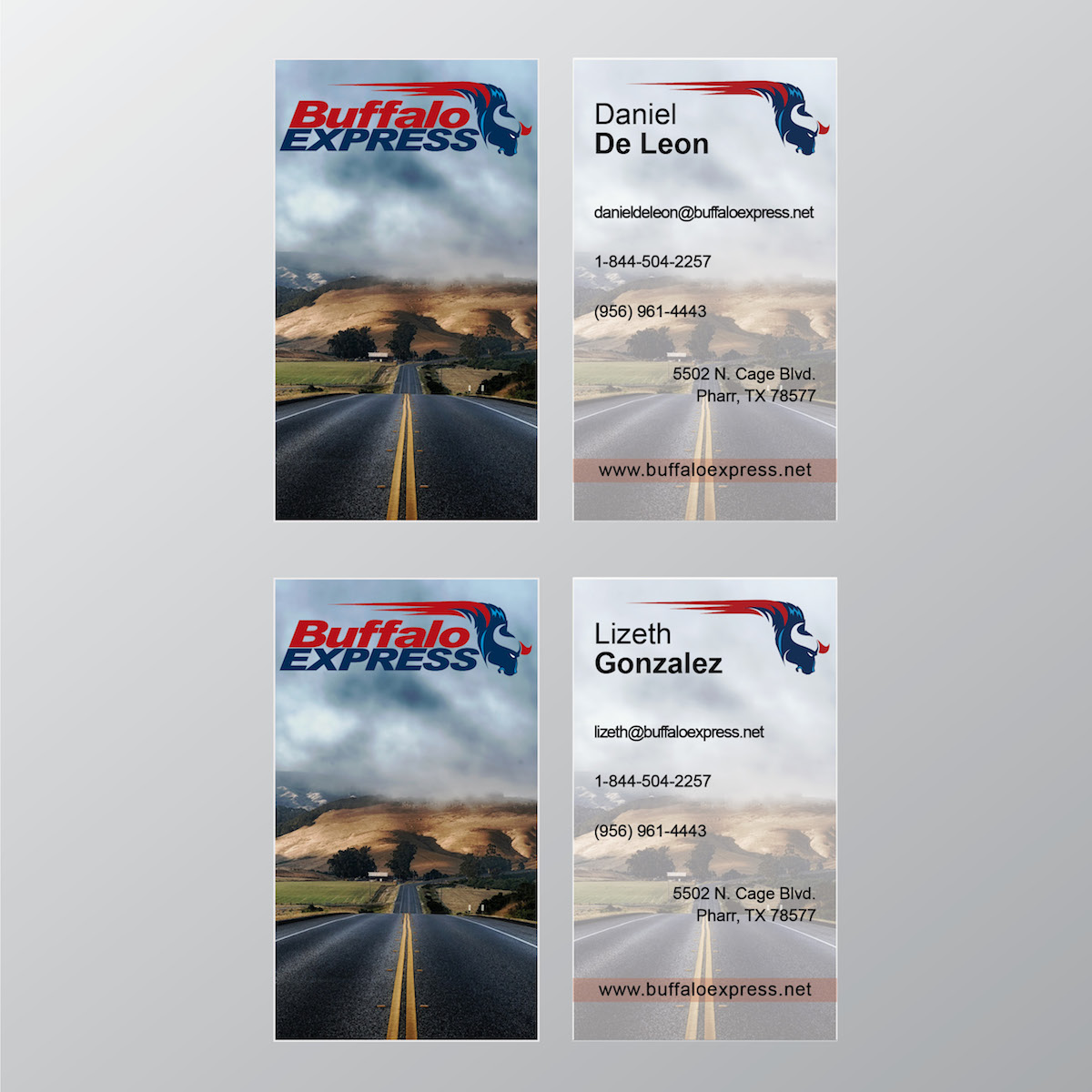 Business Card Design by Emma Lou for Buffalo Express | Design #12037003