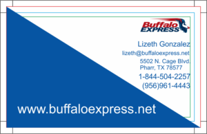 Diseño de Tarjeta de Presentación por srijanidey90 para Buffalo Express | Diseño: #12037305