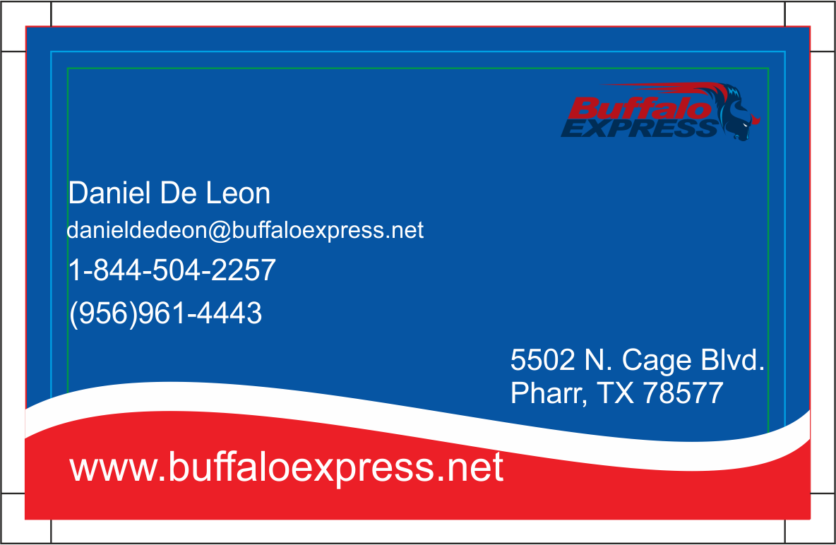 Design de Carte de Visite par srijanidey90 pour Buffalo Express | Design #12037308