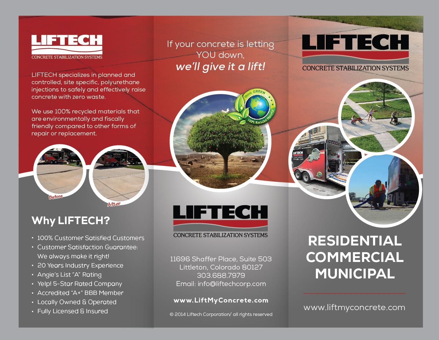 Flyer-Design von Achiver für Liftech Corporation | Design: #12047668