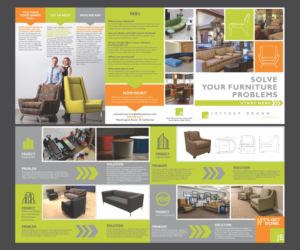Broschüren-Design von Cut and Glue für Jeffrey Braun Furniture | Design: #12523389